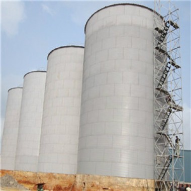 Assembly Corrugated Grain Silo