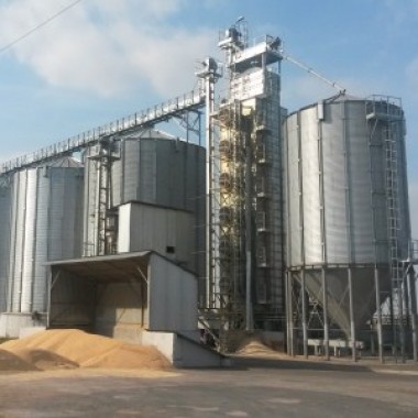 Silo mit Kegelboden aus Stahl